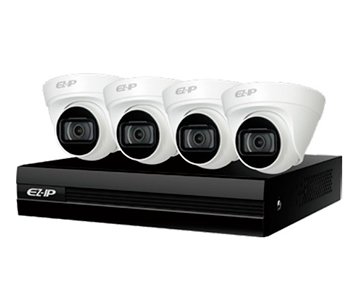 EZIP-KIT/NVR1B04HC-4P/E/4-T1B20 Комплект видеонаблюдения Dahua 23163 фото